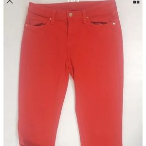 Kate Spade Broome Street Jeans, Red, 27